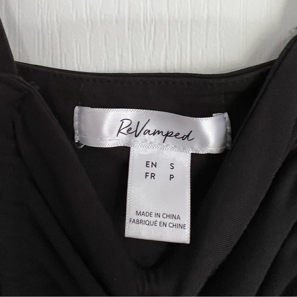 Black Sinched Dress - Picture 2 of 3